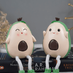 Cute Avocado Figurines with Dangling Legs - Set of Two - The Golden Theory