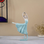 Dancing Aqua Blue Ballerina Figurine - The Golden Theory