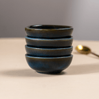 Dark Blue Glazed Dipping Bowls - The Golden Theory