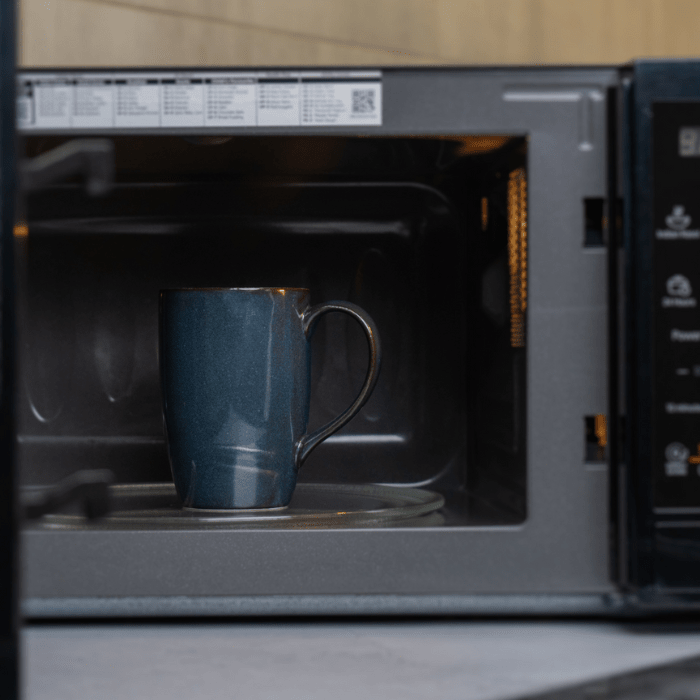 Deep Blue Ceramic Coffee Mug - The Golden Theory