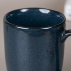 Deep Blue Ceramic Coffee Mug - The Golden Theory
