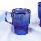 Deep Blue Glaze Ceramic Mug - The Golden Theory