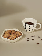Dot Link Cup and Saucer - The Golden Theory