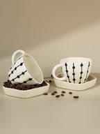 Dot Link Cup and Saucer - The Golden Theory