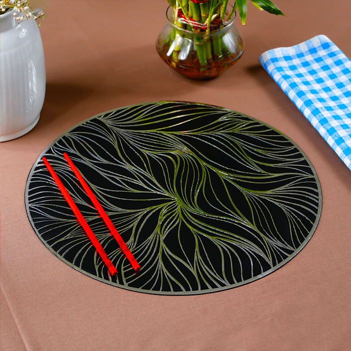 Elegant Dining Table Mats | Set of 2,6 - The Golden Theory