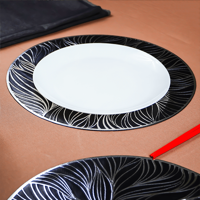 Elegant Dining Table Mats | Set of 2,6 - The Golden Theory