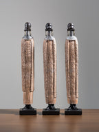 Elongated Tribal Figure Sculpture Set - The Golden Theory