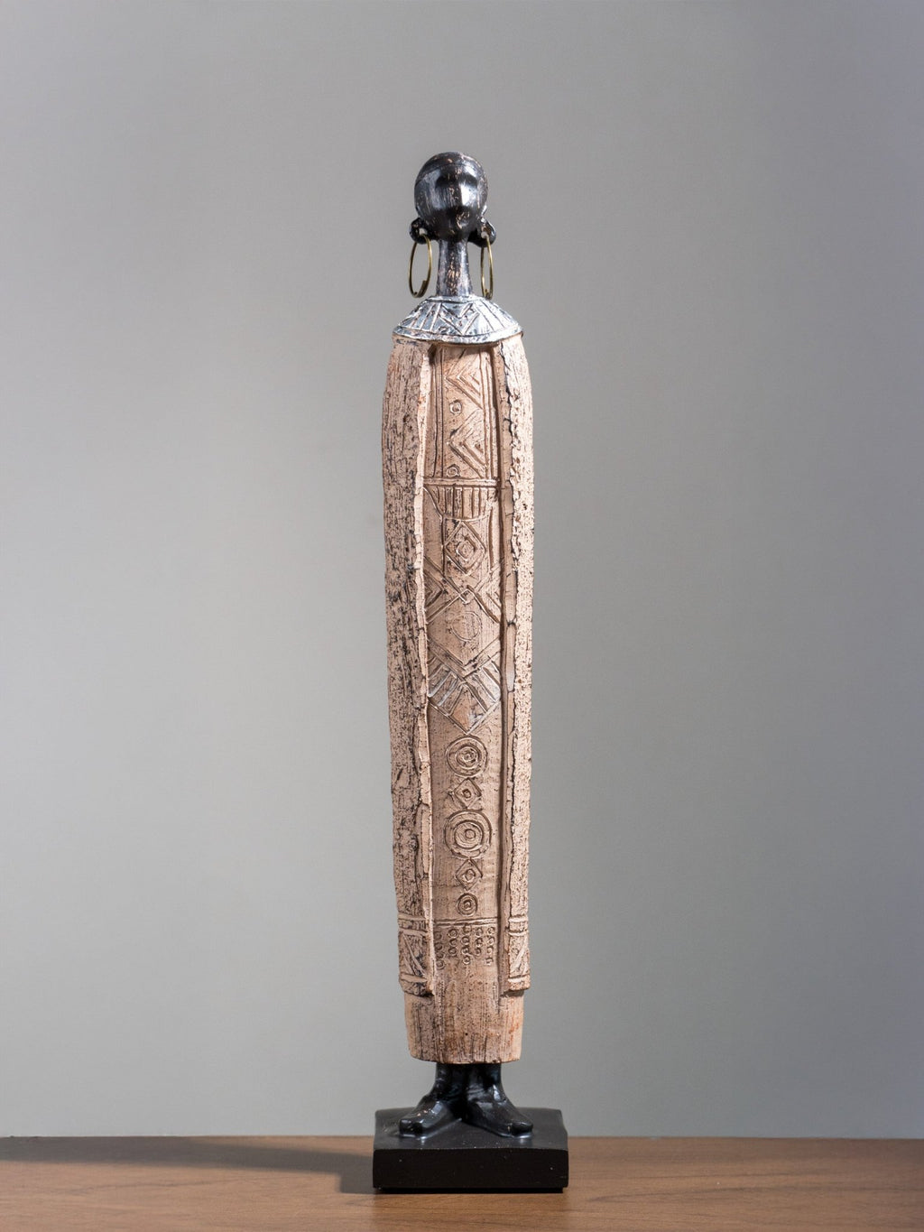 Elongated Tribal Figure Sculpture Set - The Golden Theory