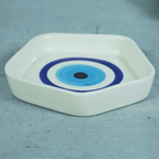 Evil Eye Ceramic Cup and Saucer - The Golden Theory