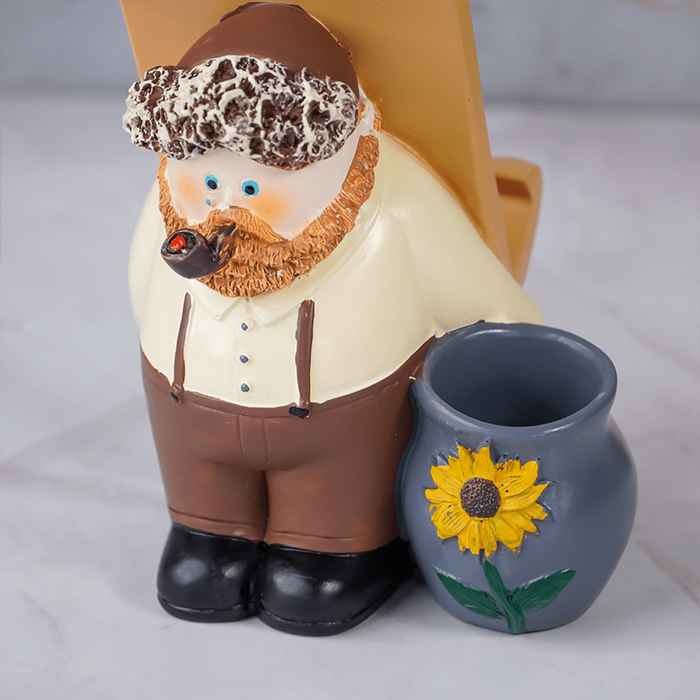 Farmer Figurine Mobile Stand - The Golden Theory