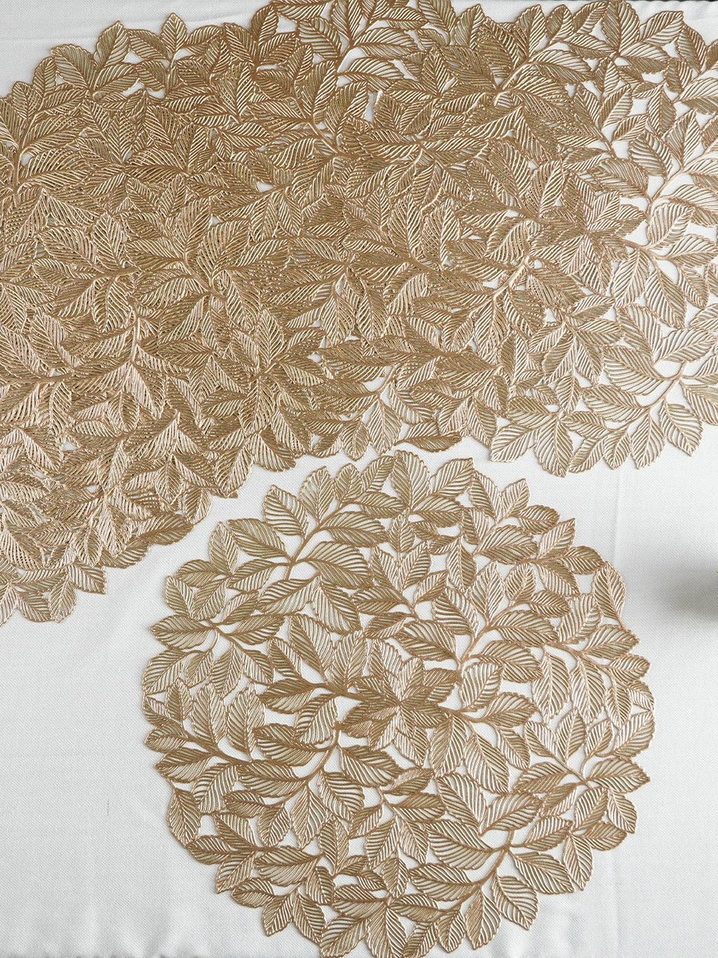 Flower Decorative Table Mats | Set of 2,6 - The Golden Theory