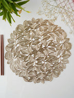 Flower Decorative Table Mats | Set of 2,6 - The Golden Theory