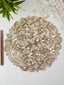 Flower Decorative Table Mats | Set of 2,6 - The Golden Theory