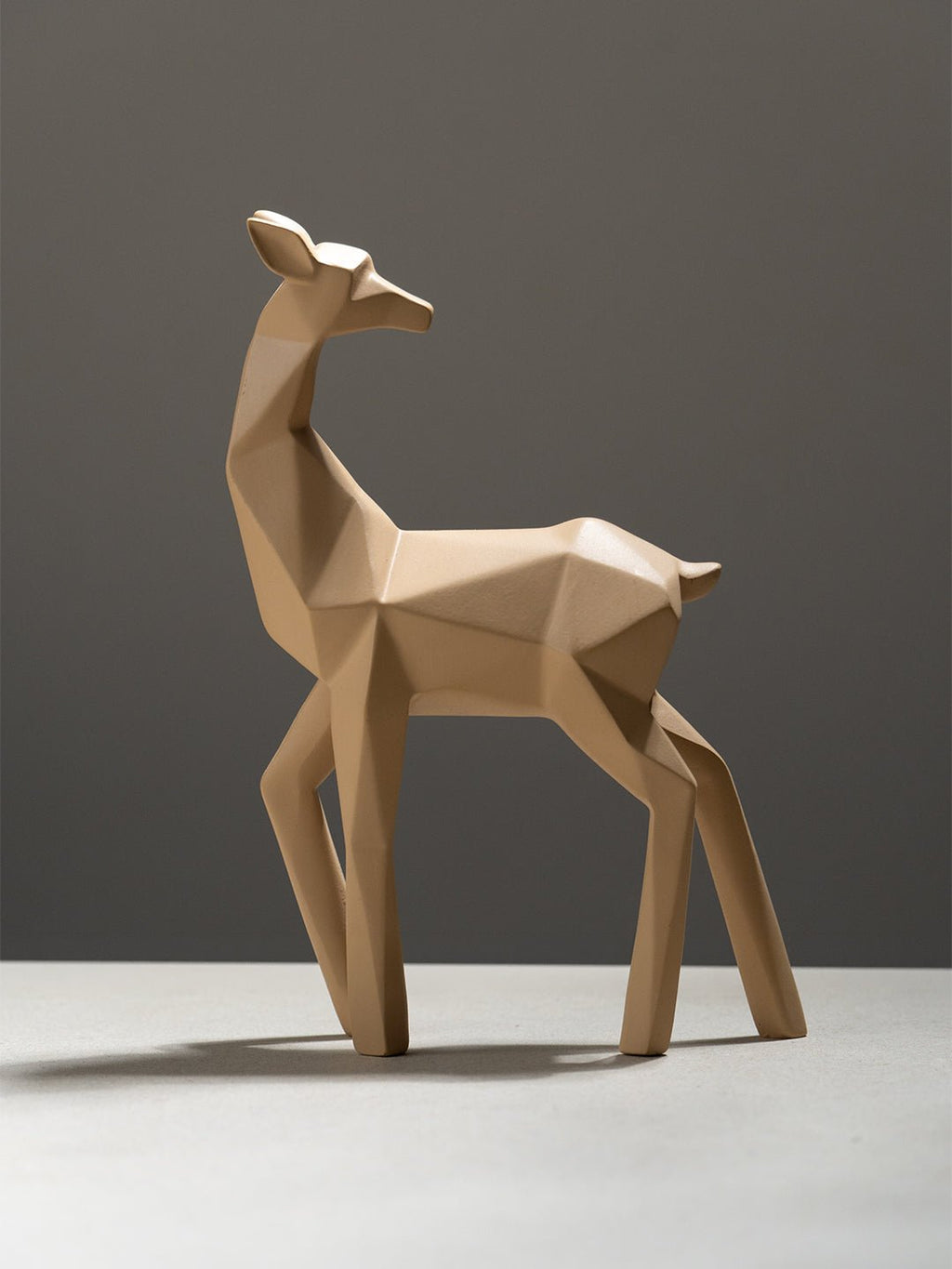 Geometric Deer Figurine Set - The Golden Theory