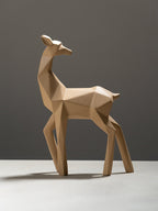 Geometric Deer Figurine Set - The Golden Theory