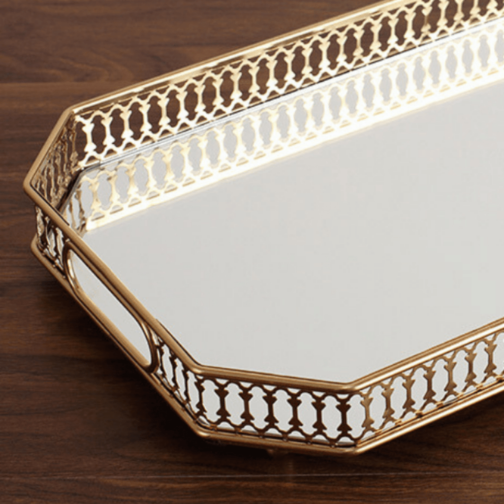 Glass Reflection Tray - Large - The Golden Theory