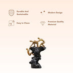 Gold-Clad Teamwork Sculpture on Granite Base - The Golden Theory
