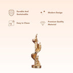 Gold Figures on Spiral Staircase Sculpture - The Golden Theory