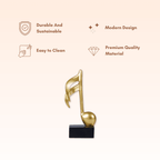 Gold Musical Note Artifact - The Golden Theory