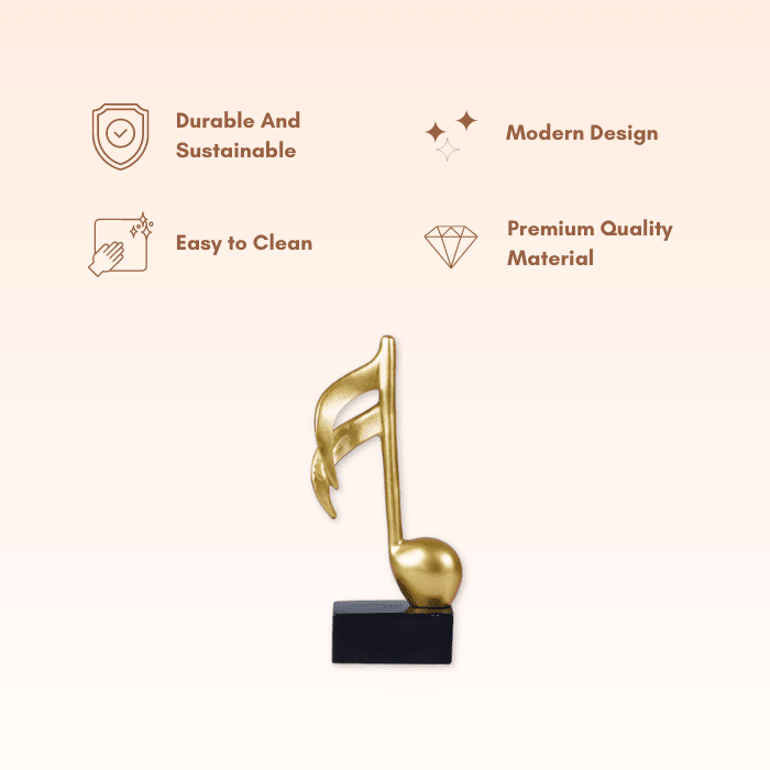 Gold Musical Note Artifact - The Golden Theory