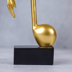 Gold Musical Note Artifact - The Golden Theory
