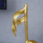Gold Musical Note Artifact - The Golden Theory