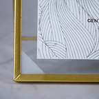 Gold Photo Frame with Stand - The Golden Theory