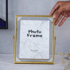 Gold Photo Frame with Stand - The Golden Theory