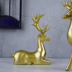 Gold Reindeer Statues - The Golden Theory