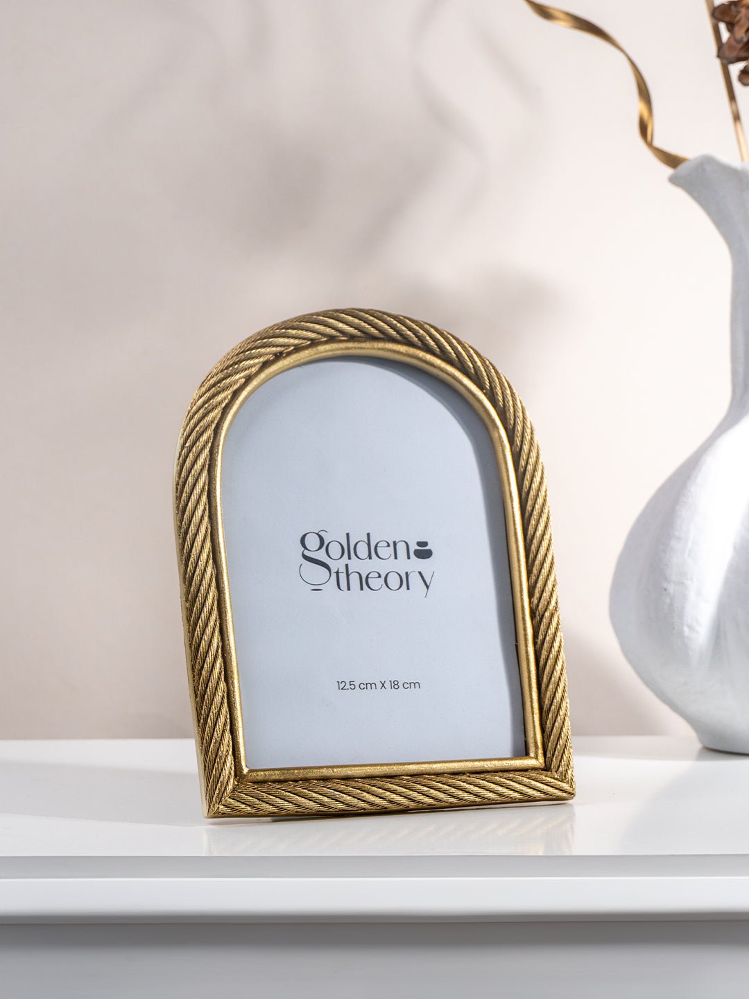 Gold Rope Vintage Frame - Large - The Golden Theory Main image