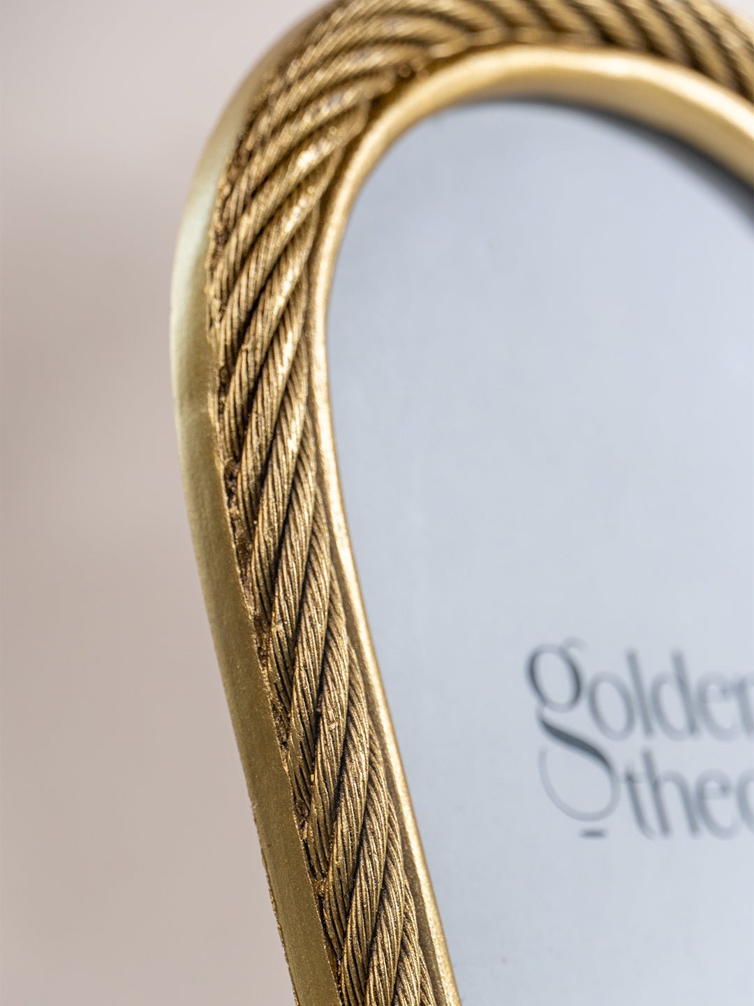 Gold Rope Vintage Frame - Small - The Golden Theory