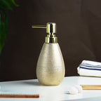 Gold Textured Ceramic Soap Dispenser - The Golden Theory