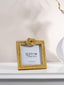 Gold Textured Photo Frame with Knot Detail - The Golden Theory