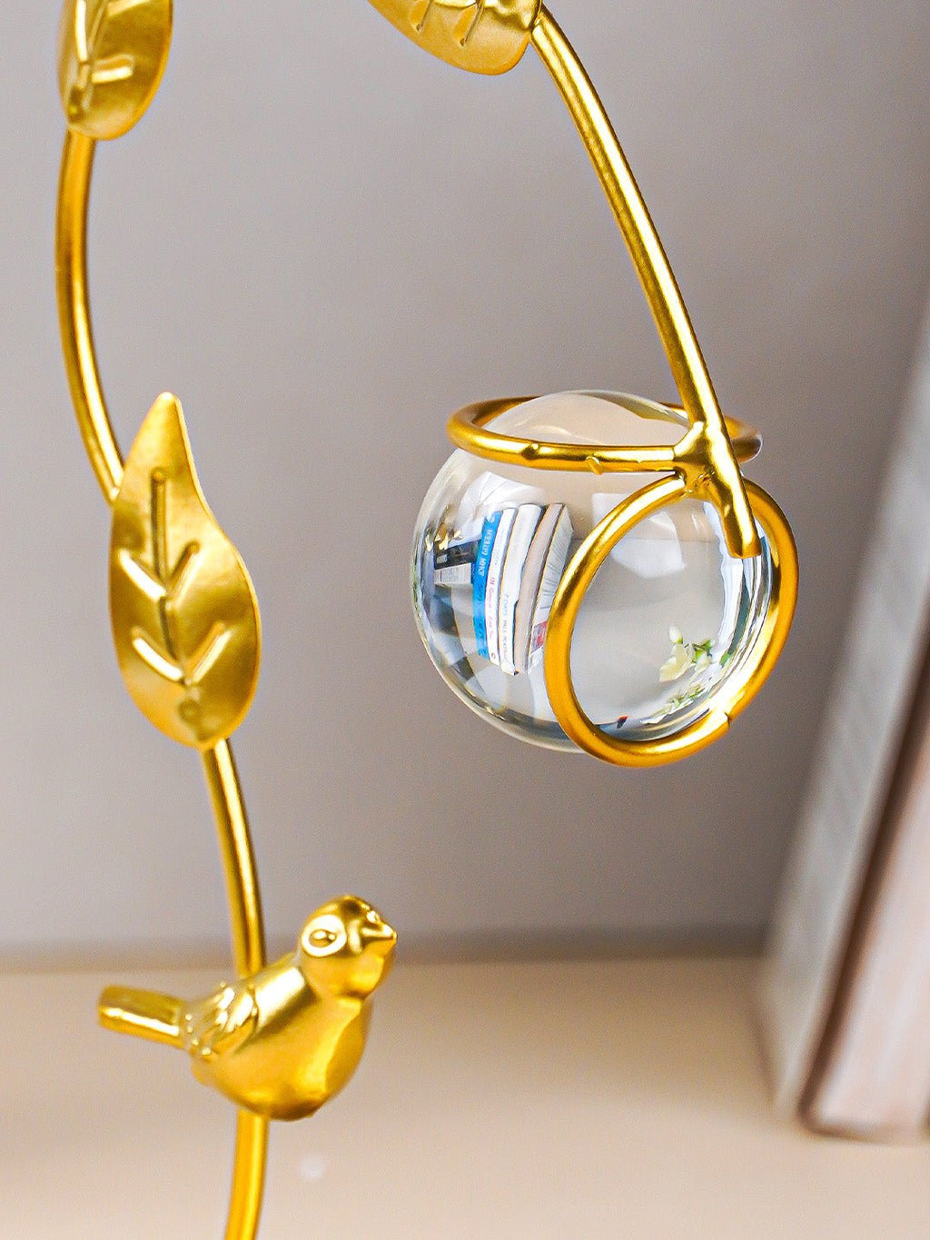 Golden Bird Design Planter Stand - The Golden Theory