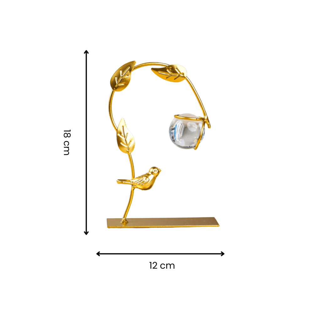 Golden Bird Design Planter Stand - The Golden Theory
