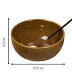 Golden Color Round Small Bowl - The Golden Theory