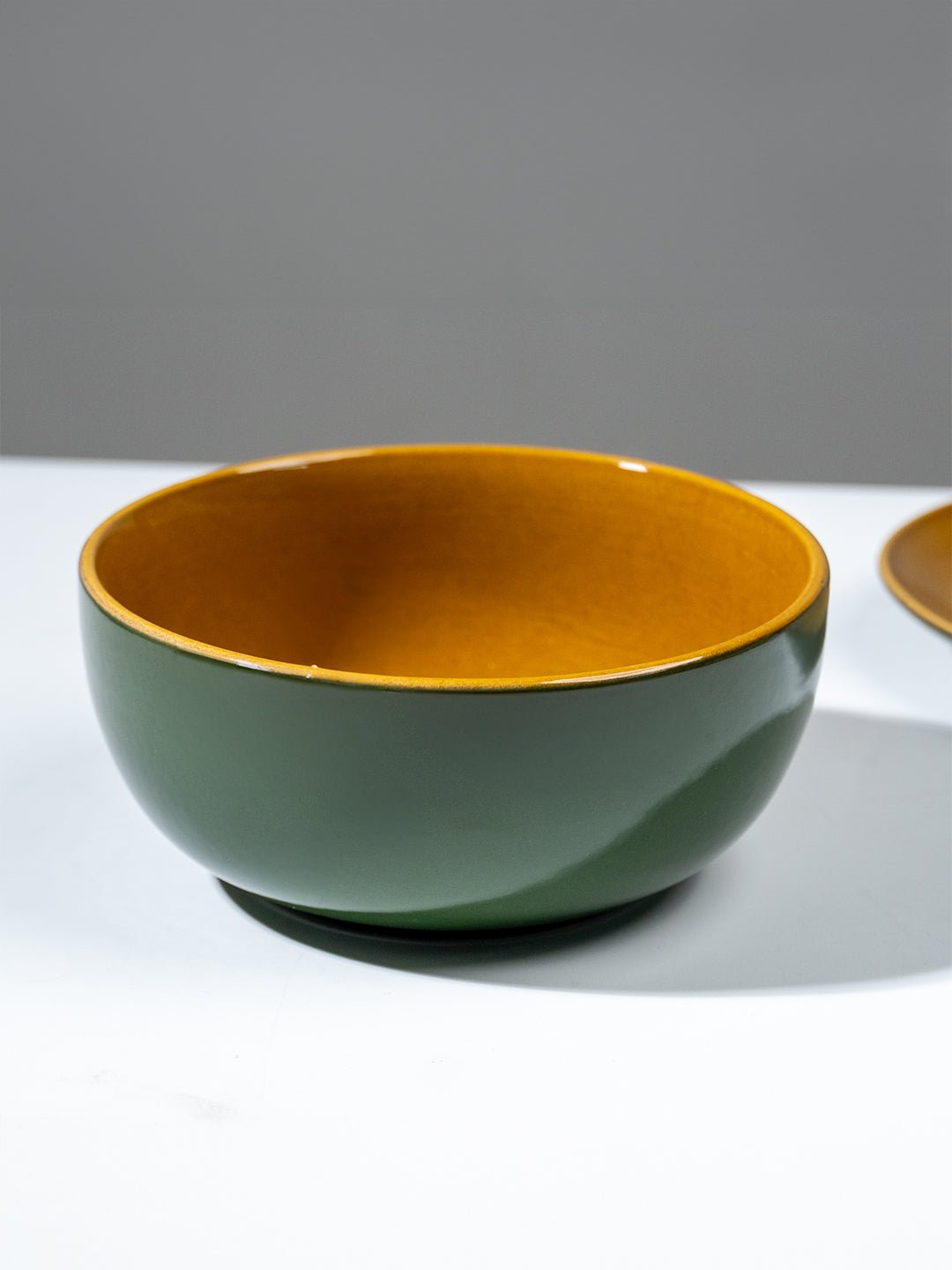 Golden Dinner Set with Green Exterior (Set of 23) - The Golden Theory