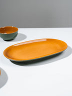 Golden Dinner Set with Green Exterior (Set of 23) - The Golden Theory