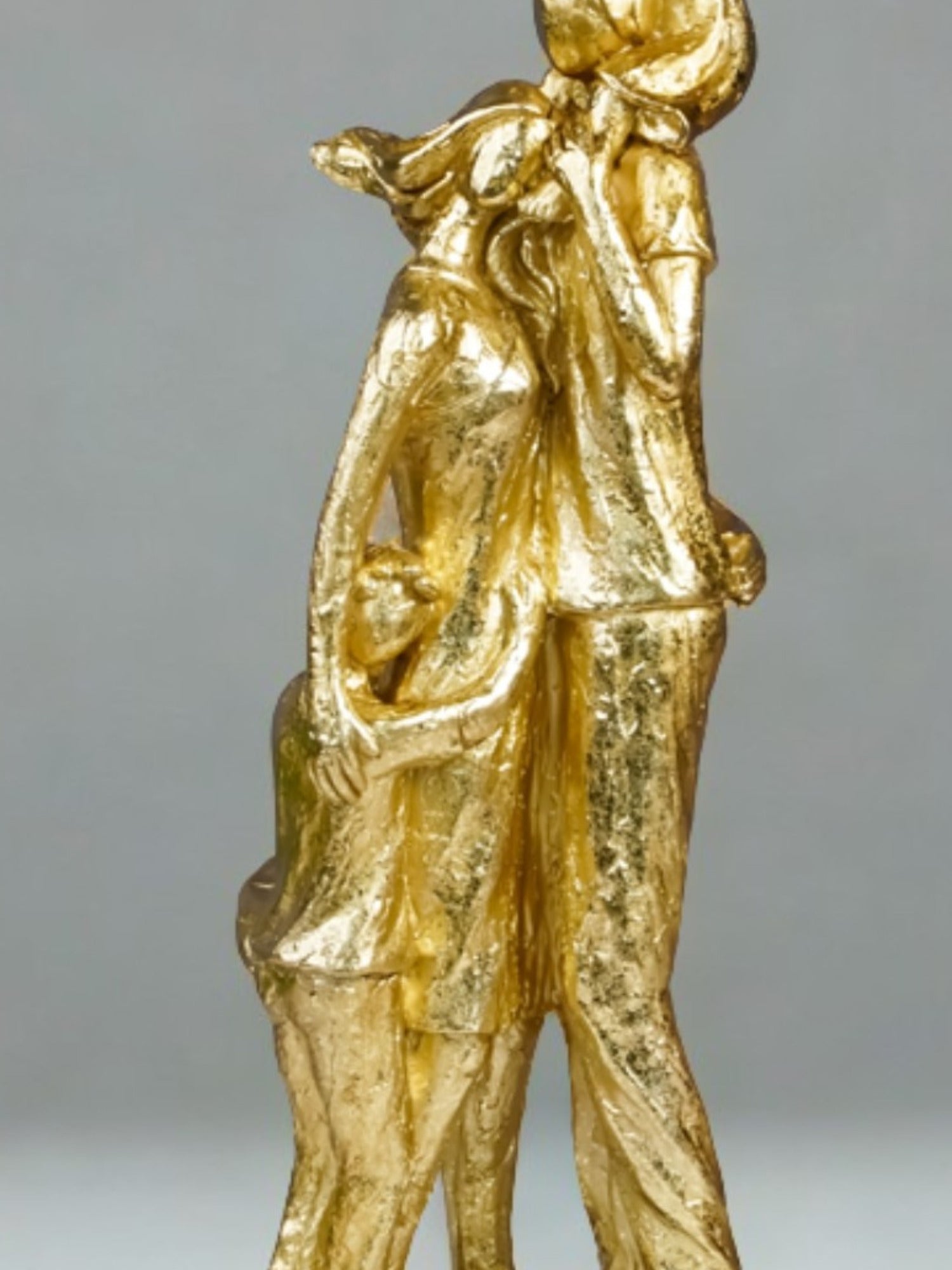 Golden Family Embrace Sculpture - The Golden Theory
