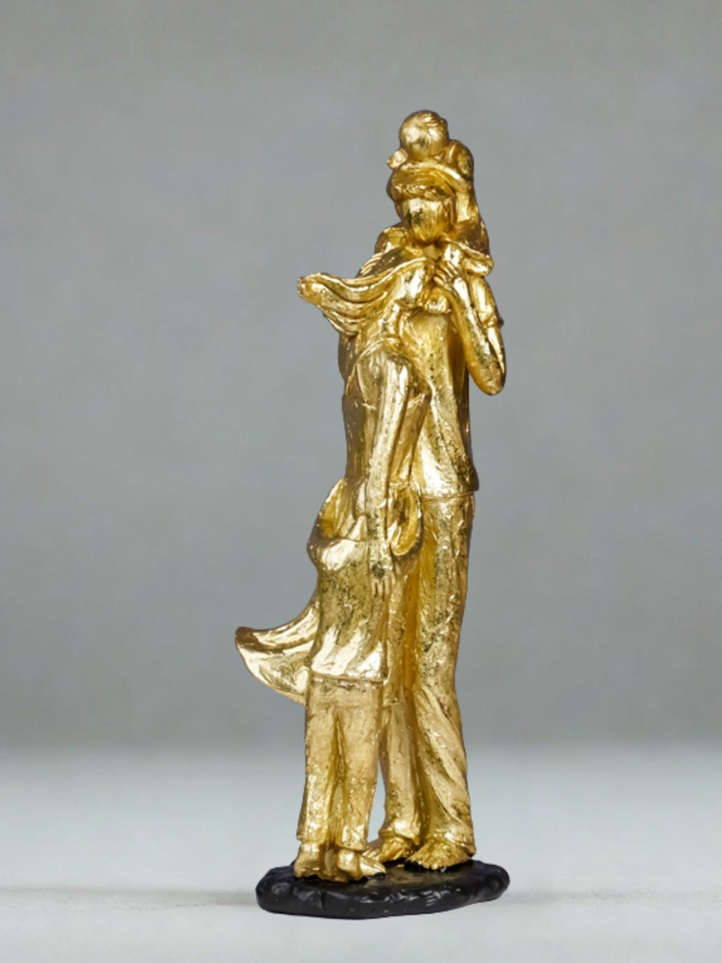 Golden Family Embrace Sculpture - The Golden Theory