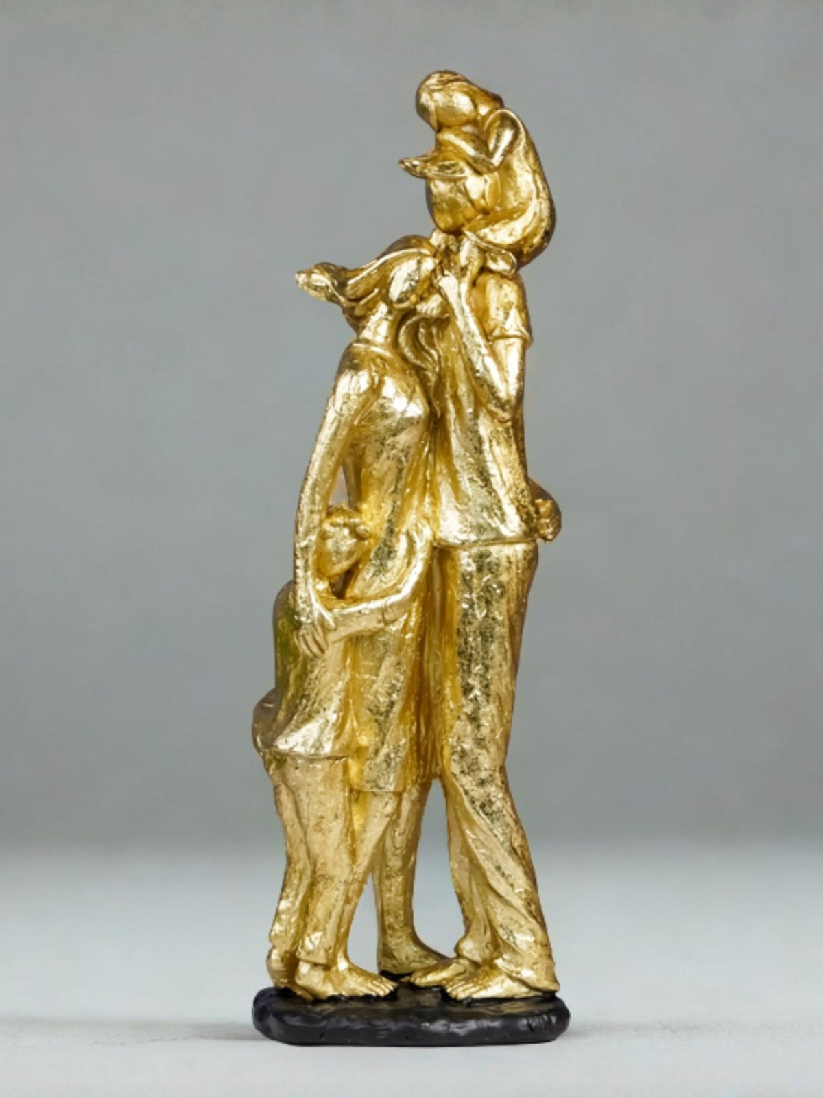 Golden Family Embrace Sculpture - The Golden Theory Main image