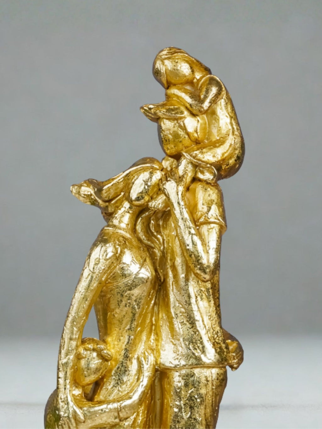 Golden Family Embrace Sculpture - The Golden Theory