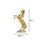 Golden Rearing Horse Figurine - The Golden Theory