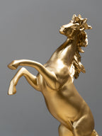 Golden Rearing Horse Figurine - The Golden Theory