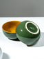 Golden Small Bowl with Green Exterior - The Golden Theory