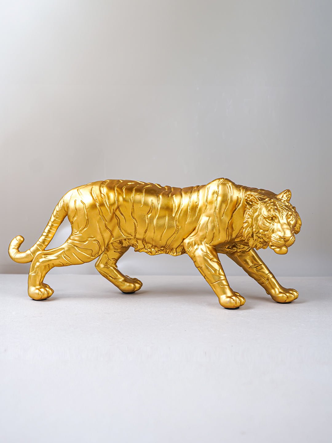 Golden Tiger Stripe Figurine - The Golden Theory