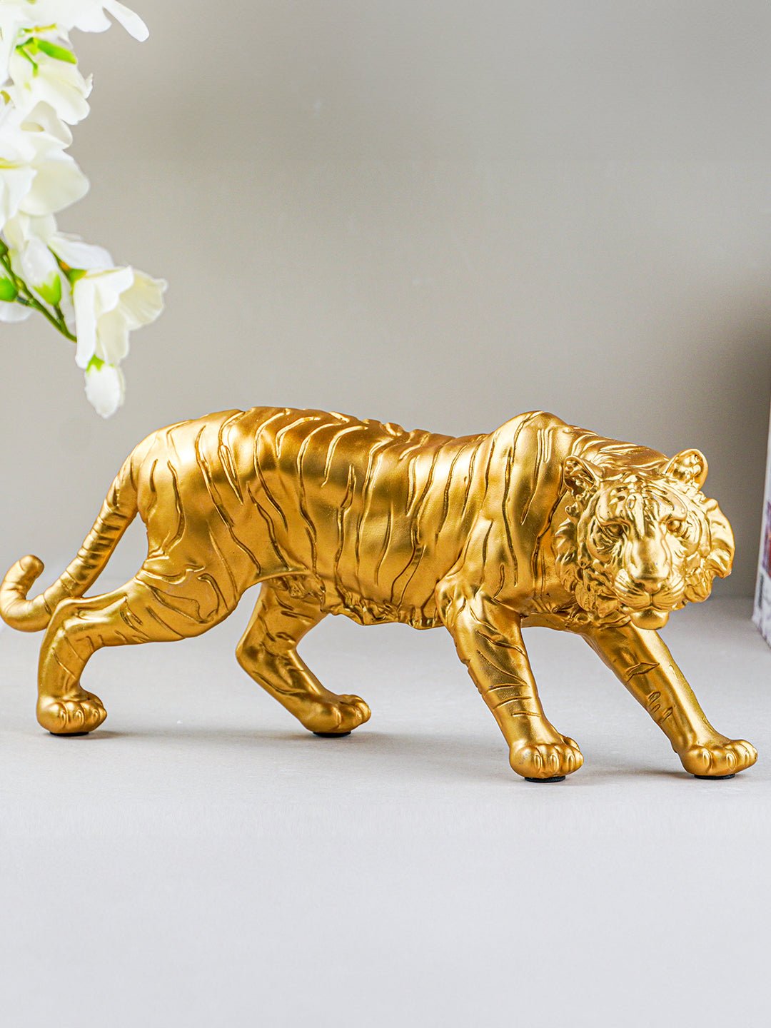 Golden Tiger Stripe Figurine - The Golden Theory Main image