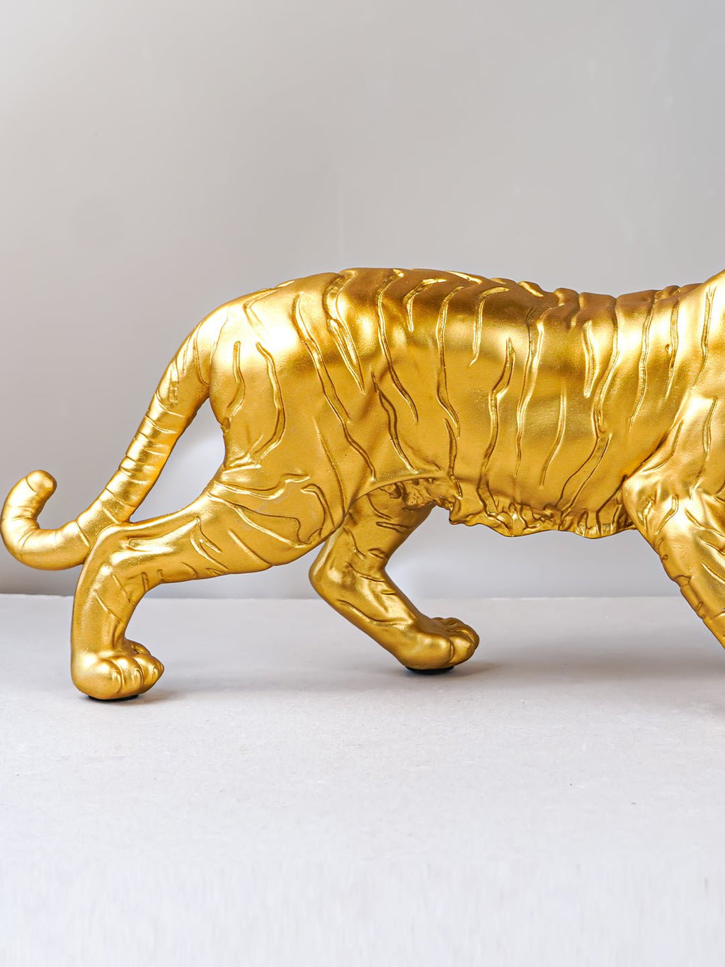 Golden Tiger Stripe Figurine - The Golden Theory