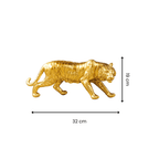 Golden Tiger Stripe Figurine - The Golden Theory