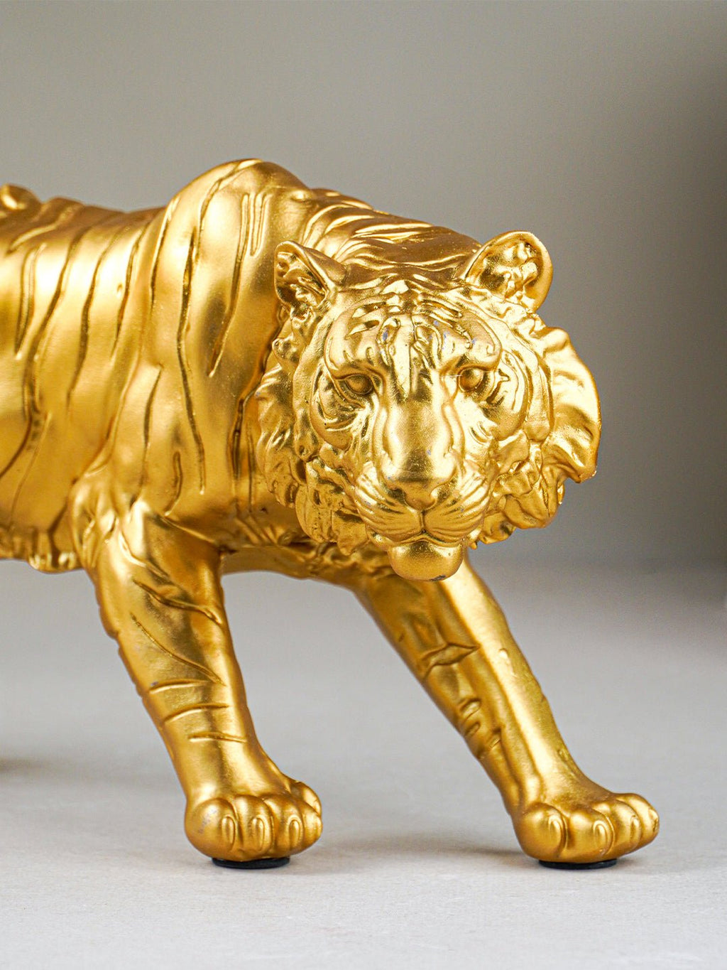 Golden Tiger Stripe Figurine - The Golden Theory